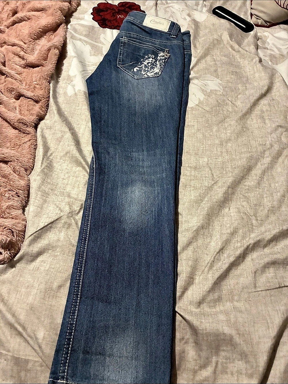 Candie's Boot Cut Jeans in Blue Size 0